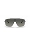 Ray-Ban RB3697 Φτερά II XXL (0 - 135) με Γκρι φακούς και Μαύρα γυαλιά Ηλίου πλαισίων