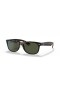 Ray-Ban RB2132F New Wayfarer Κλασικό M (55 - 18) με Πράσινο φακούς και γυαλιά Ηλίου πλαισίων Tortoise