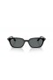 Ray-Ban RB4456 Zaya Βιο-με Βάση XXS (50 - 19) με Γκρι φακούς και Μαύρα γυαλιά Ηλίου πλαισίων