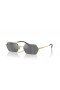 Ray-Ban RB3728 Yevi Βιο-L (55 - 18) με Γκρι φακούς και γυαλιά Ηλίου πλαισίων Χρυσή