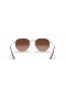 Ray-Ban RB3548N Εξαγωνική Επίπεδη Φακούς M (51 - 21) με Καφέ φακούς και Χαλκού γυαλιά Ηλίου πλαισίων