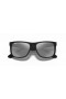 Ray-Ban RB4165F Justin Χρώμα Mix L (58 - 17) με Ασημί φακούς και Μαύρα γυαλιά Ηλίου πλαισίων