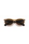 Ray-Ban RB2132 New Wayfarer Δίχρωμο M (55 - 18) με Καφέ φακούς και το Μπεζ πλαίσιο γυαλιά Ηλίου