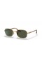 Ray-Ban RB3690 M (54 - 21) με πράσινους φακούς και γυαλιά Ηλίου πλαισίων Χρυσή