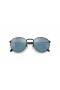 Ray-Ban RB3637 Νέο Γύρο XS (50 - 21) με Μπλε φακούς και Μαύρα γυαλιά Ηλίου πλαισίων
