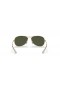 Ray-Ban RB3362 Πιλοτηρίων XL (59 - 14) με το Πράσινο φακούς και γυαλιά Ηλίου πλαισίων Χρυσή
