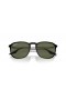 Ray-Ban RB2203F L (55 - 20) με Πράσινο φακούς και Μαύρα γυαλιά Ηλίου πλαισίων