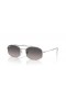 Ray-Ban RB3719 L (54 - 20) με Γκρι φακούς και Ασημένια γυαλιά Ηλίου πλαισίων
