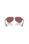 Ray-Ban RB8331M Scuderia Ferrari Collection XL (61 - 13) με Ασημί φακούς και Μαύρα γυαλιά Ηλίου πλαισίων