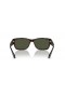 Ray-Ban RB4388 M (55 - 18) με Πράσινο φακούς και γυαλιά Ηλίου πλαισίων Tortoise