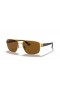 Ray-Ban RB3663 XL (60 - 17) με Καφέ φακούς και γυαλιά Ηλίου πλαισίων Χρυσή