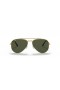 Ray-Ban RB3625 Νέα Aviator XXL (62 - 14) με το Πράσινο φακούς και γυαλιά Ηλίου πλαισίων Χρυσή
