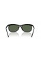Ray-Ban RB4452 Liteforce XL (56 - 20) με Πράσινο φακούς και Μαύρα γυαλιά Ηλίου πλαισίων