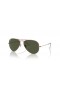 Ray-Ban Aviator RB3025 Αυξήθηκε Χρυσό XL (58 - 14) με το Πράσινο φακούς και Ροζ γυαλιά Ηλίου πλαισίων