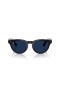 Ray-Ban RW4009F Ray-Ban | Meta Χαμηλή Γέφυρα Ταιριάζει Headliner L (51 - 23) με Μπλε φακούς και Μαύρα γυαλιά Ηλίου πλαισίων