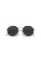 Ray-Ban RB8165 Τζακ Τιτανίου M (53 - 20) με μαύρους φακούς και Ασημένια γυαλιά Ηλίου πλαισίων