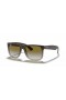 Ray-Ban RB4165 Justin Classic S (54 - 16) με πράσινους φακούς και Καφετιά γυαλιά Ηλίου πλαισίων