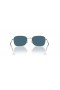 Ray-Ban RB3706 XL (57 - 20) με Μπλε φακούς και Ασημένια γυαλιά Ηλίου πλαισίων