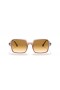 Ray-Ban RB1973 Πλατεία II L (53 - 20) με Καφέ φακούς και Καφετιά γυαλιά Ηλίου πλαισίων