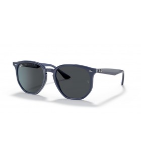 Ray-Ban RB4306F L (54 - 19) με Γκρι φακούς και Μπλε γυαλιά Ηλίου πλαισίων