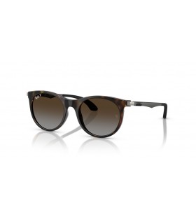 Ray-Ban RB9082S Παιδιά L (47 - 17) με Γκρι φακούς και γυαλιά Ηλίου πλαισίων Tortoise