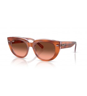 Ray-Ban RB2286 Doreen L (52 - 20) with Pink lenses and Tortoise frame Sunglasses