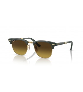 Ray-Ban RB2176 Clubmaster Folding L (51 - 21) με Καφέ φακούς και τα Πράσινα γυαλιά Ηλίου πλαισίων