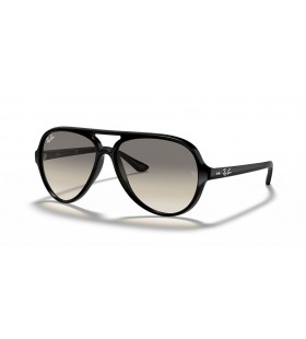 Ray-Ban RB4125 Cats 5000 Κλασικό M (59 - 13) με Γκρι φακούς και Μαύρα γυαλιά Ηλίου πλαισίων