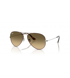 Ray-Ban Aviator RB3025 ÎœÎµÎ³Î¬Î»Î· Metal XL (58 - 14) Î¼Îµ ÎšÎ±Ï†Î­ Ï†Î±ÎºÎ¿ÏÏ‚ ÎºÎ±Î¹ ÎšÎ±Ï†ÎµÏ„Î¹Î¬ Î³Ï…Î±Î»Î¹Î¬ Î—Î»Î¯Î¿Ï… Ï€Î»Î±Î¹ÏƒÎ¯Ï‰Î½