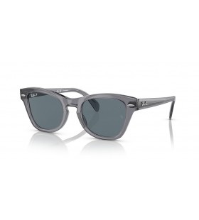 Ray-Ban RB0707S XL (53 - 21) με Μπλε φακούς και γυαλιά Ηλίου πλαισίων Γκρίζο