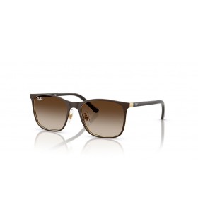 Ray-Ban RB9551S Παιδιά S (48 - 16), με Καφέ φακούς και Καφετιά γυαλιά Ηλίου πλαισίων